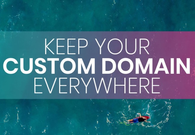 Product Update: Keep Your Custom Domain on Every Page of Your PhotoShelter Website